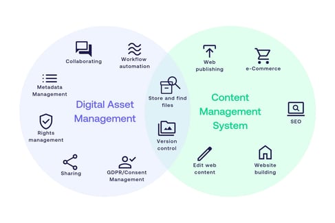 DAM and CMS - Whats the difference