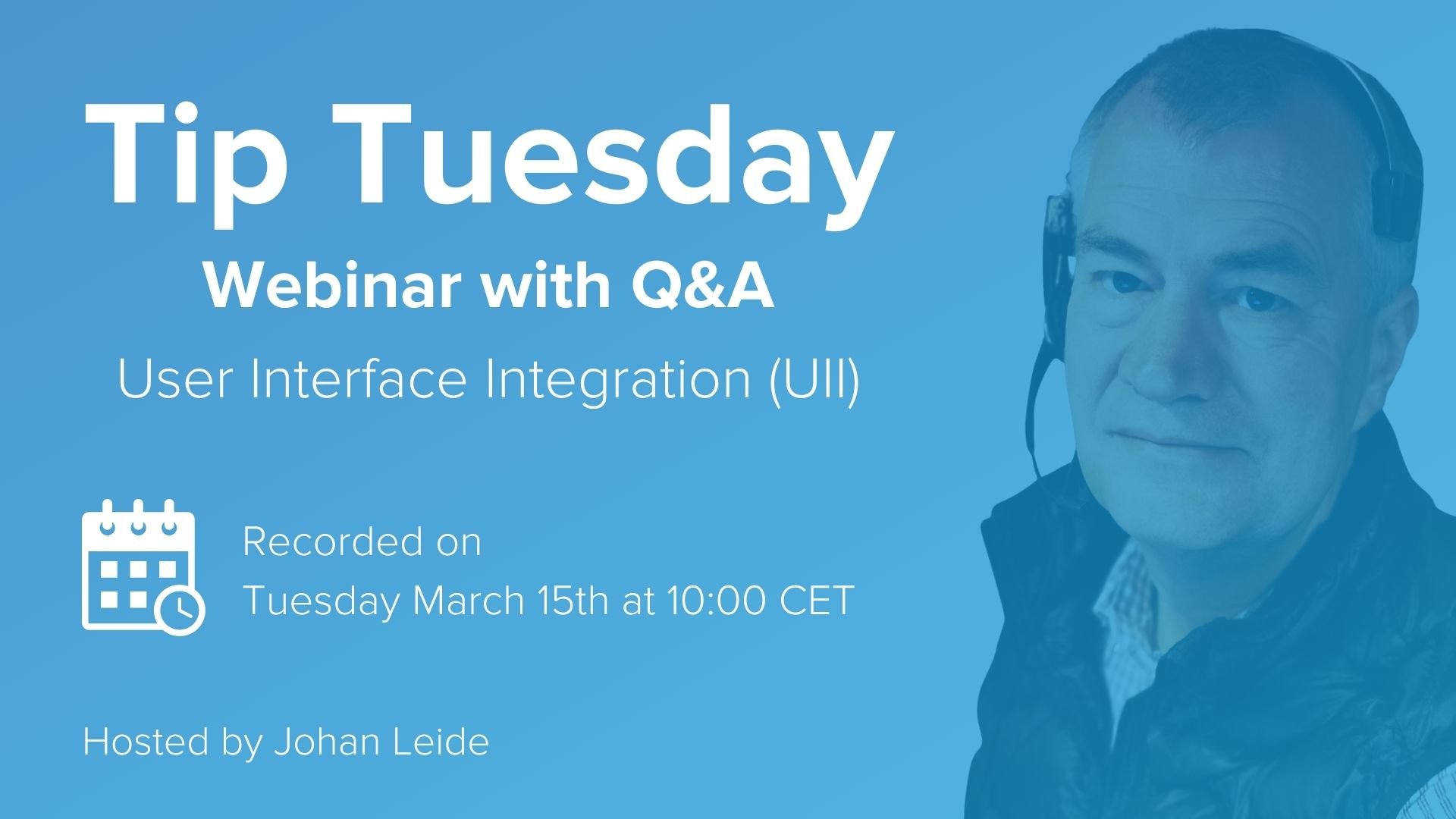Tip Tuesday Thumbnails - March User Interface Integration UII Tip Tuesday Thumbnails - March User Interface Integration UII