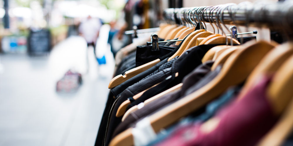 Clothes in the shop