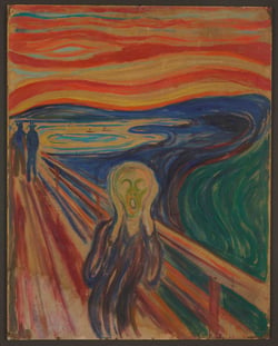 Edvard Munch - The Scream. © Munchmuseet. CC BY-NC-SA 4.0.