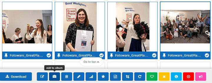img-blog-how to share files in fotoware-add to album