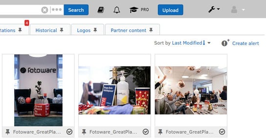 Create an Alert in FotoWare