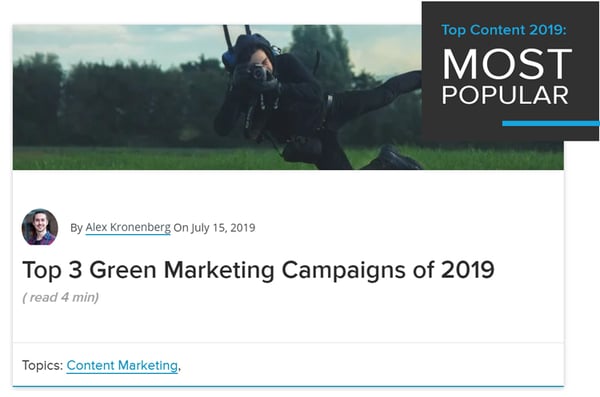 Green marketing campaigns