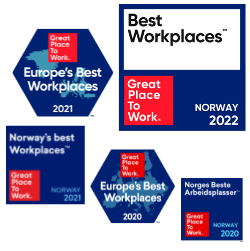 FotoWare's Great Place to Work awards from 2020 to 2022