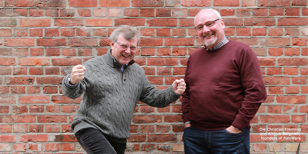 Ole Christian Frenning and Anders Bergman, founders of FotoWare