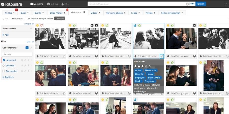 GDPR consent in FotoWare