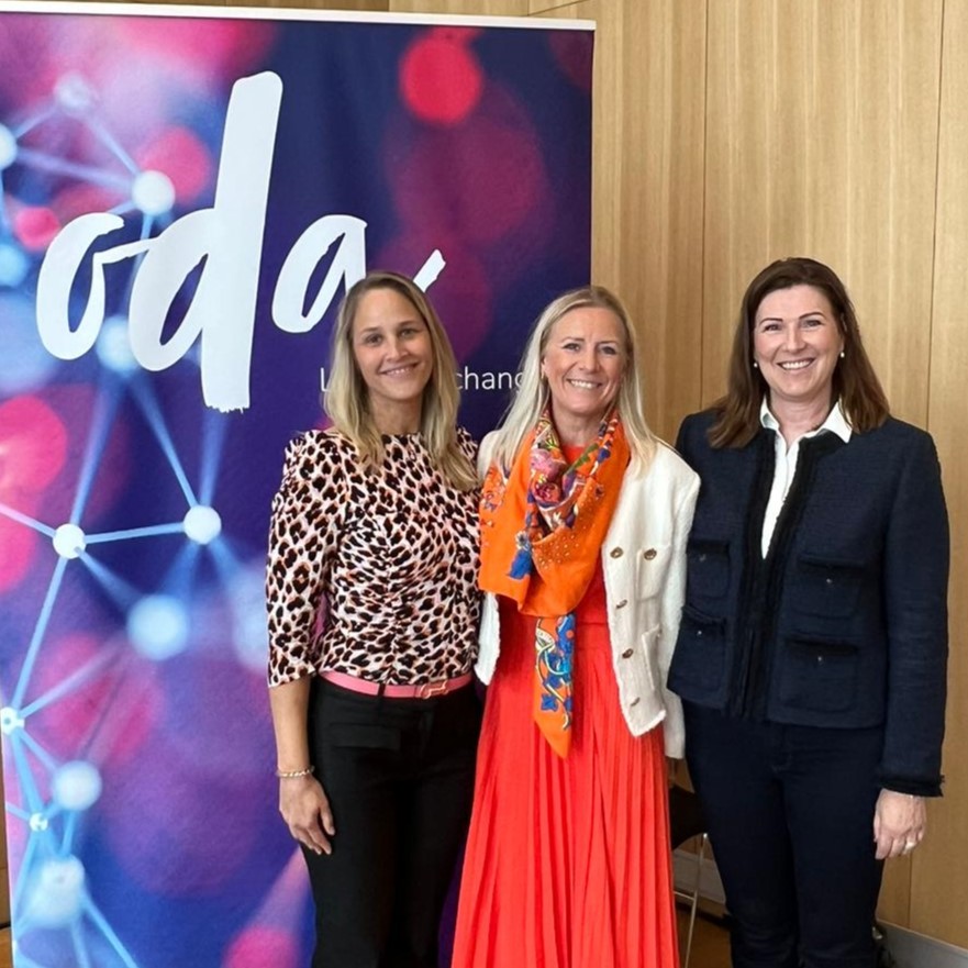 Kine Dahl, Kristine Hofer Næss, Anne Gretland at ODA CEO round table