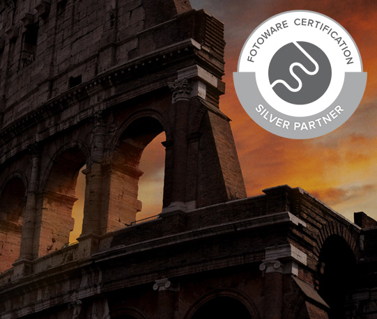 APS - Silver partner. Colosseum in sunset