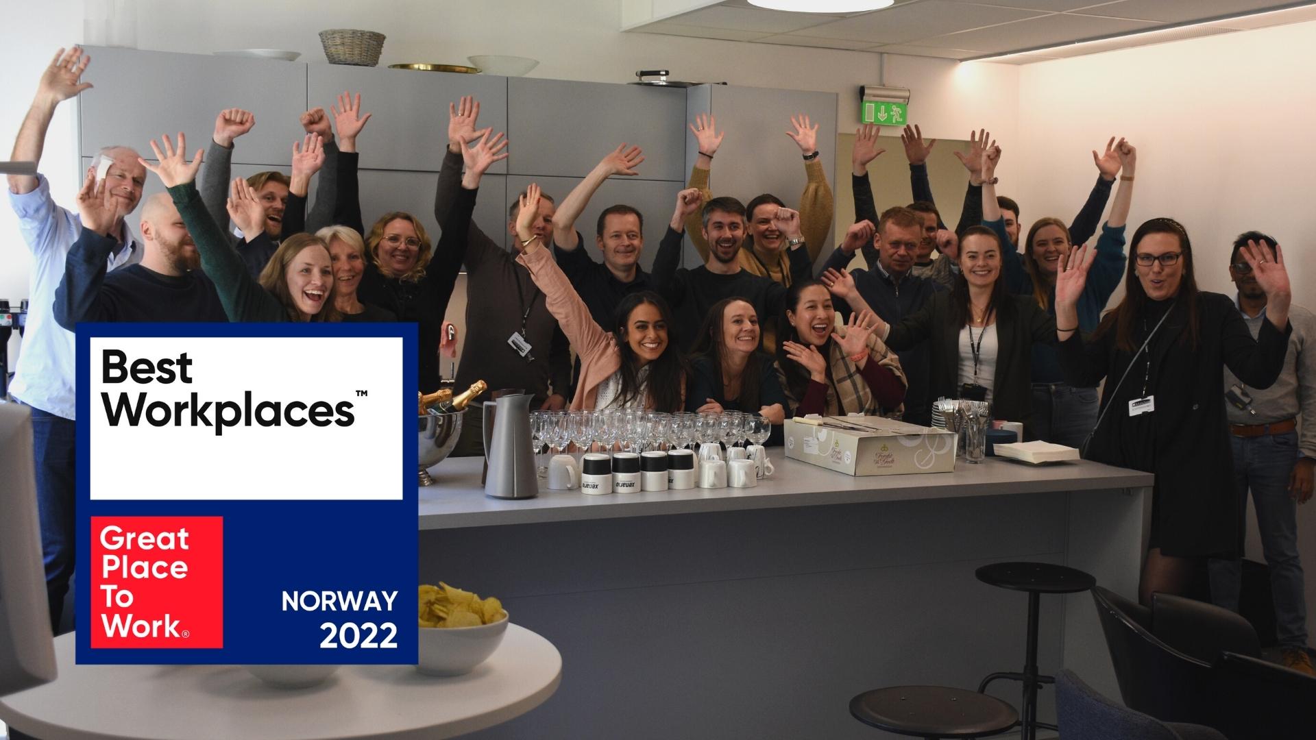 FotoWare receives 1st place in Great Place to Work award for 3rd year in a row