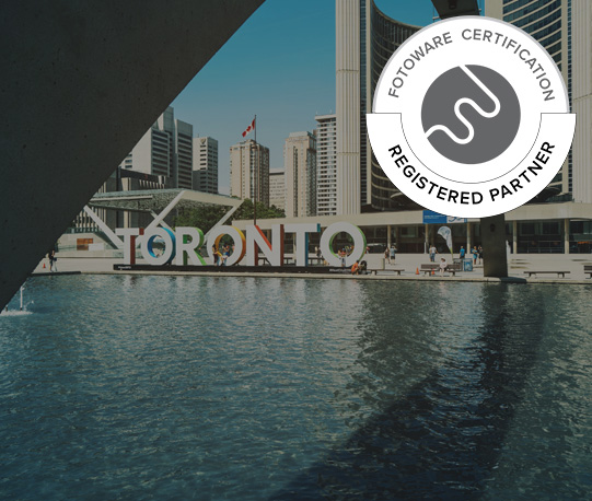 Candam - Registered partner. Toronto letter by city pool