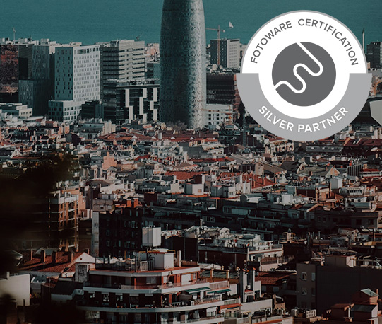 Maquimpres - Silver partner. Barcelona city view