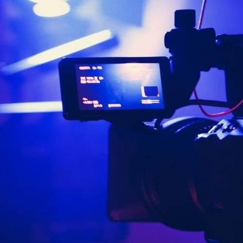 Monitor on video-camera