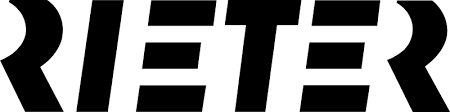 Rieter logo - leading supplier of installations for manufacturing yarns from short-staple fibers